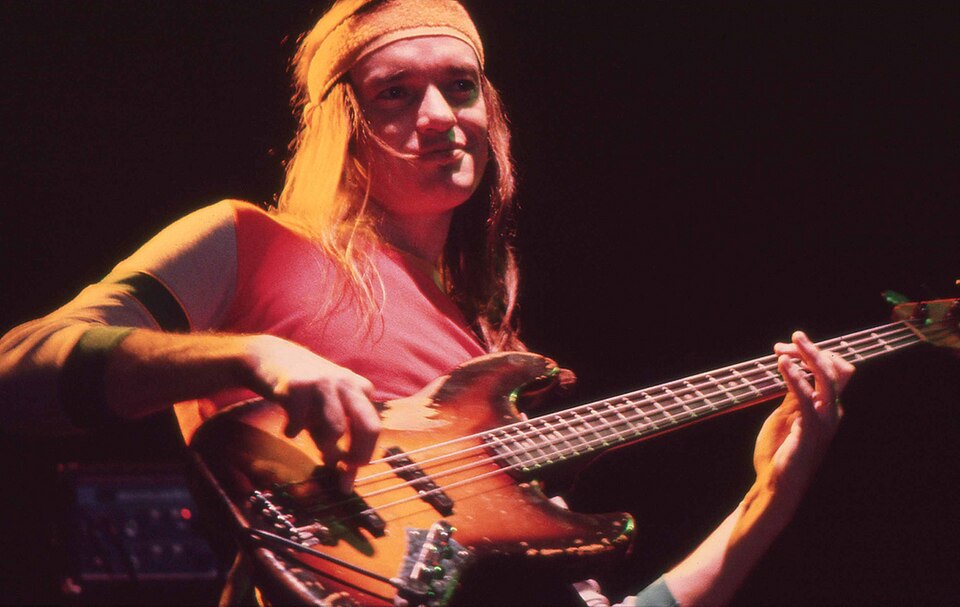 Джако Пасториус со своим Jazz Bass, 1980 год